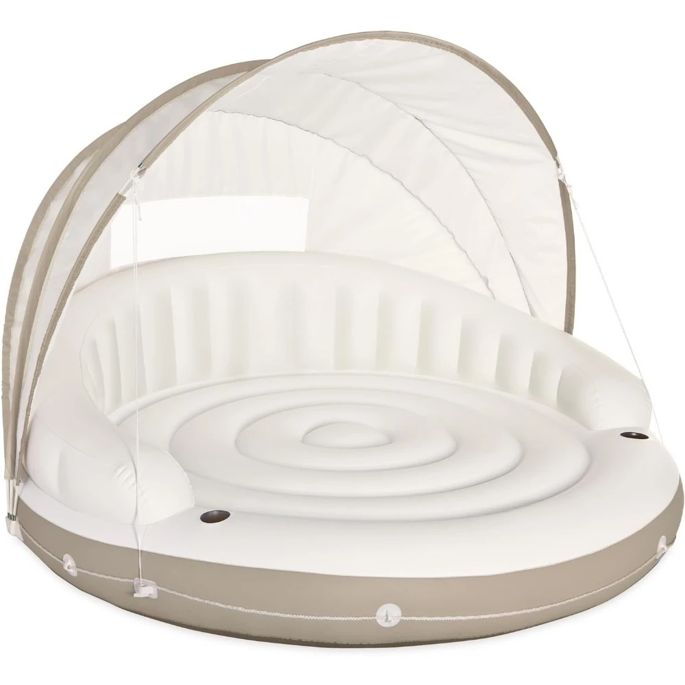 Outdoor Furniture For Pool - Flotteur de piscine gonflable Canopy Island