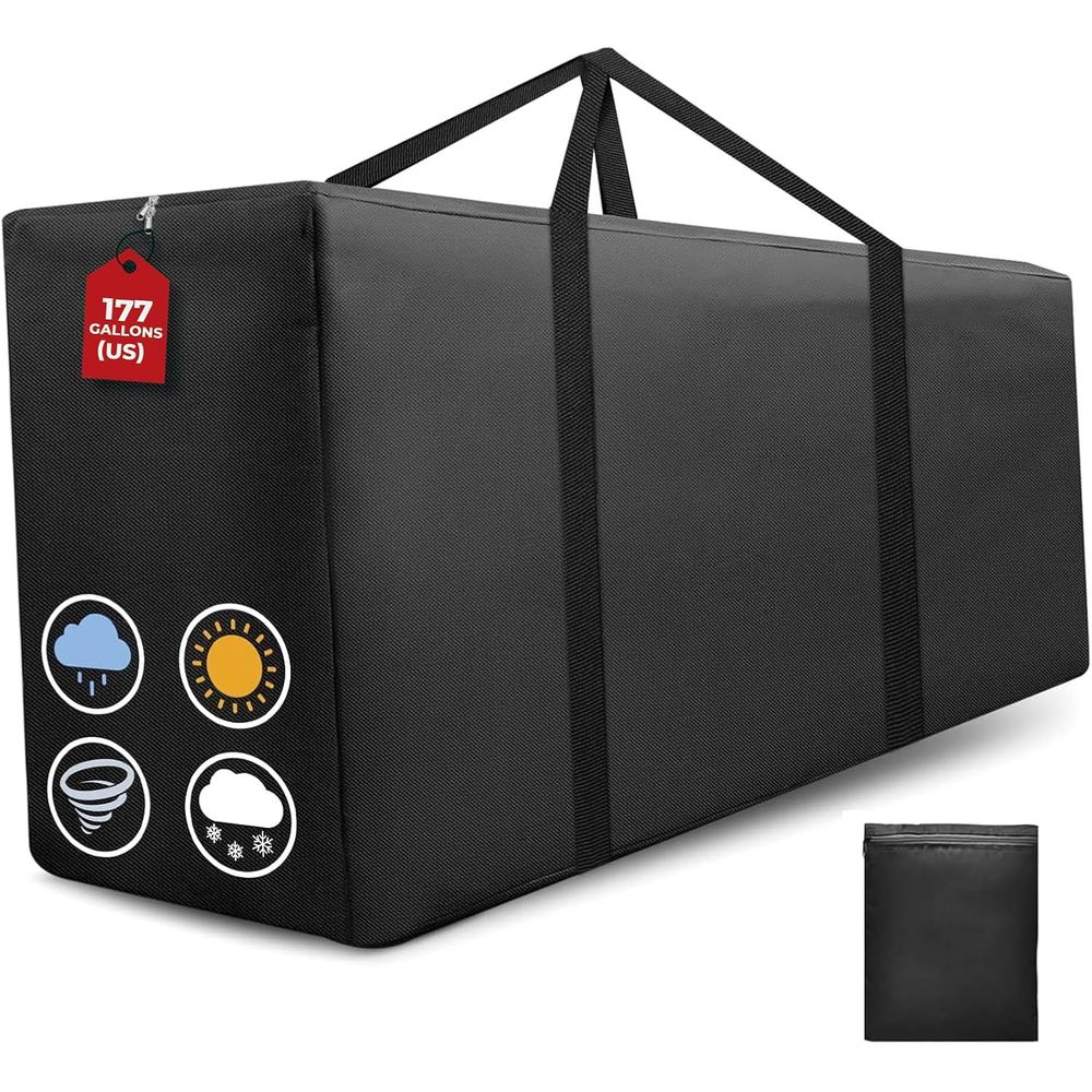 Outdoor Furniture With Storage For Cushions - Sac de rangement pour coussins de
