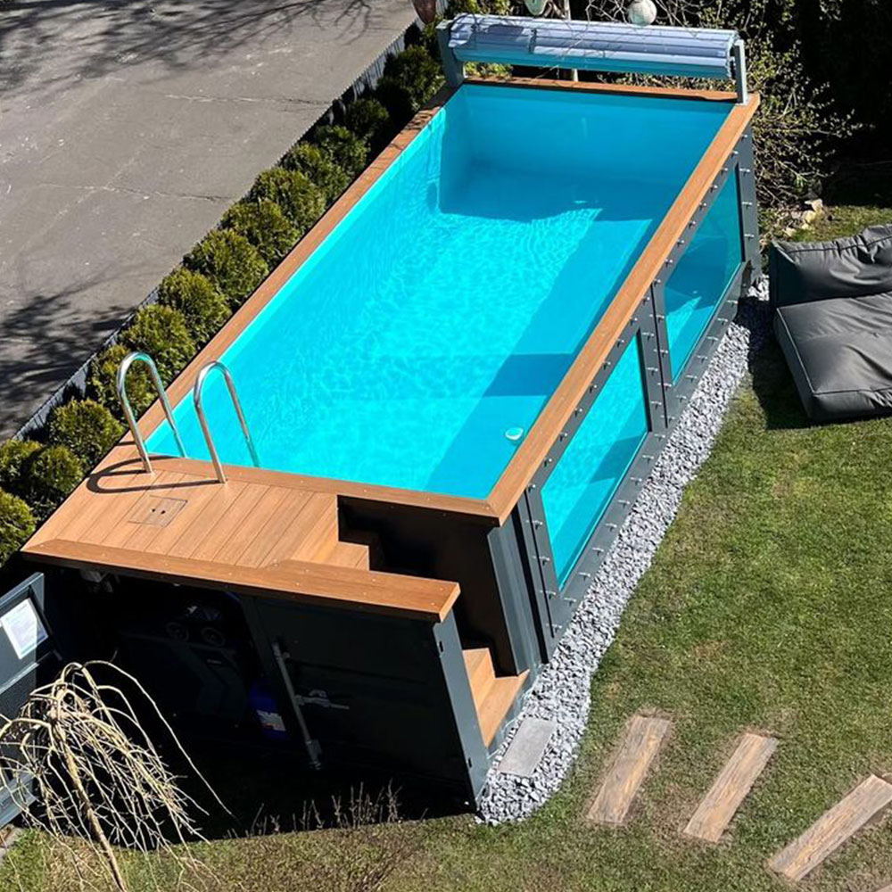 Outdoor Furniture For Pool - Piscine préfabriquée de luxe en fibre