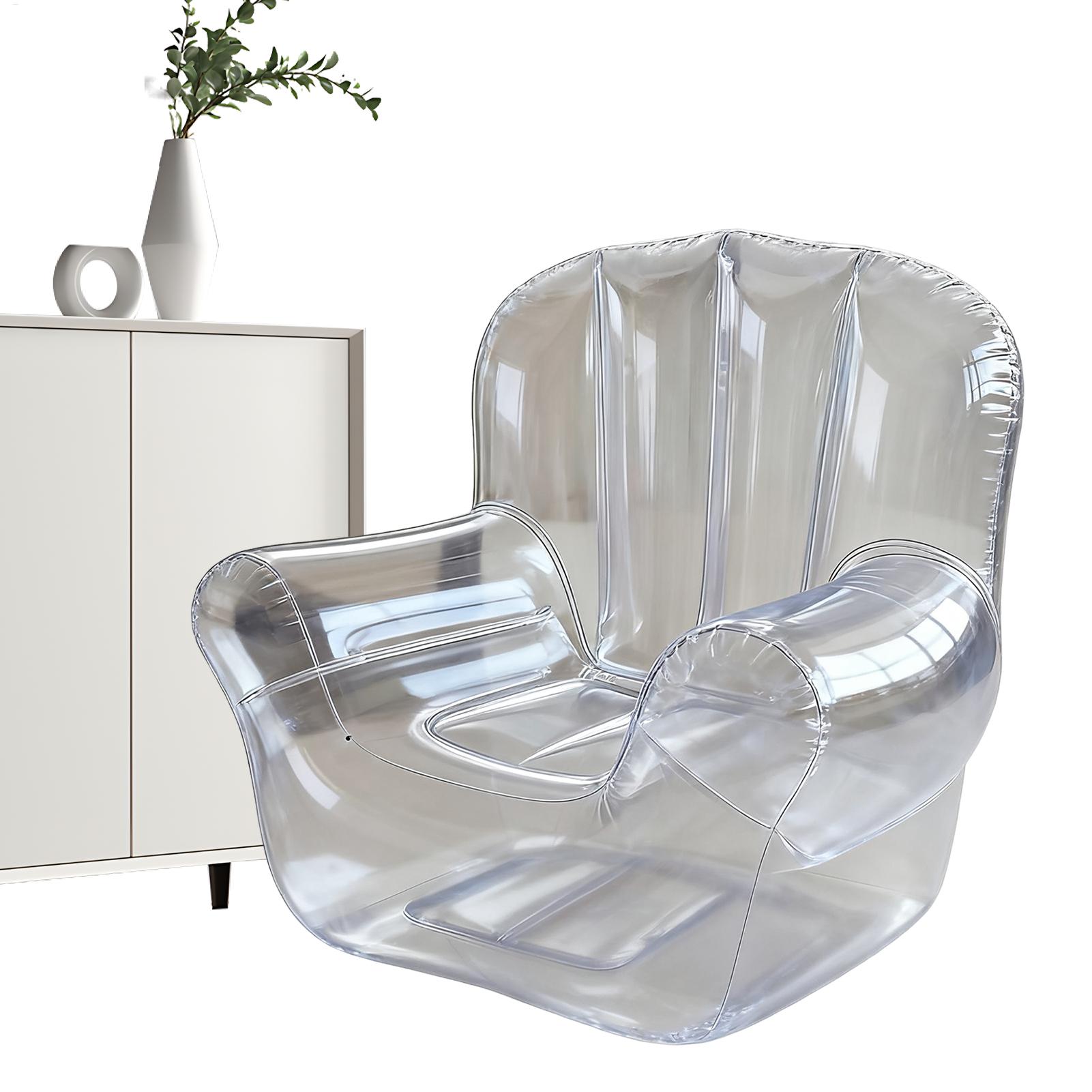 Outdoor Daybed Sofa - Canapé gonflable Transparent épais en PVC,