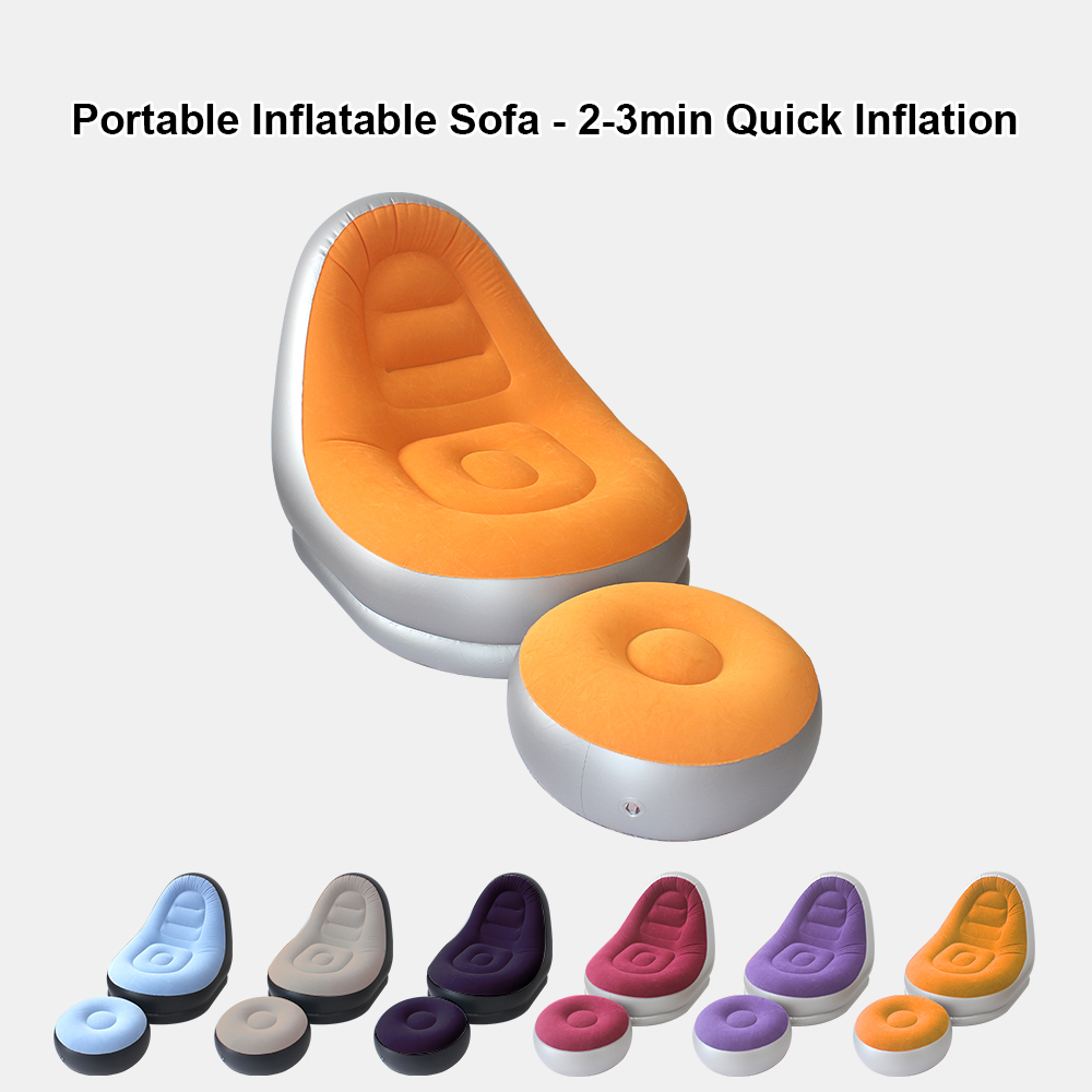 Outdoor Furniture Bali - Ensemble de canapé gonflable portable multicolore
