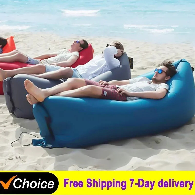 Outdoor Daybed Sofa - Canapé gonflable portable d'extérieur, chaise longue