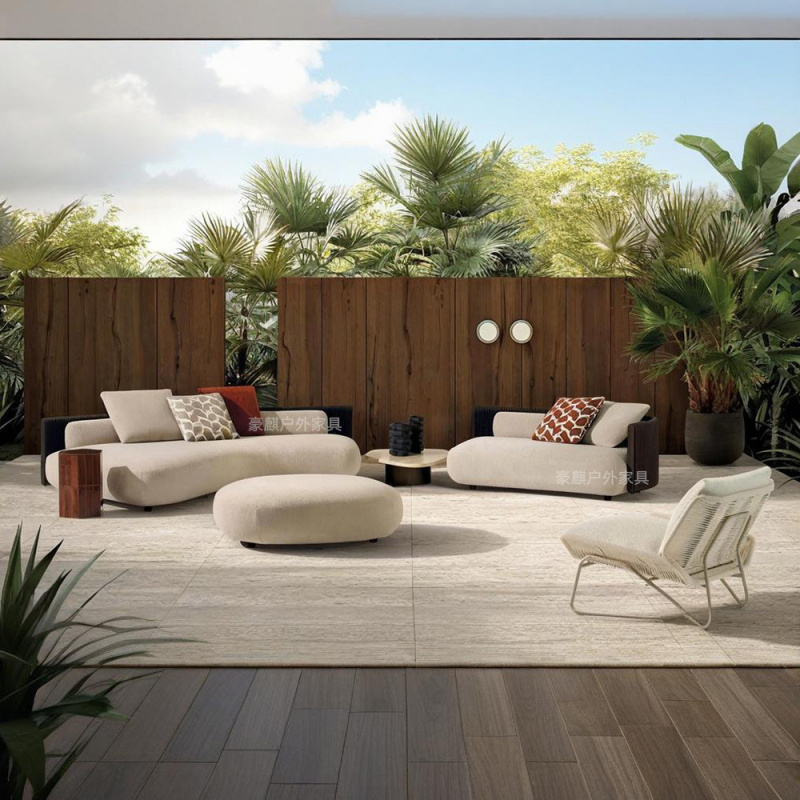 Outdoor Furniture Italian - Ensemble de canapés en osier de