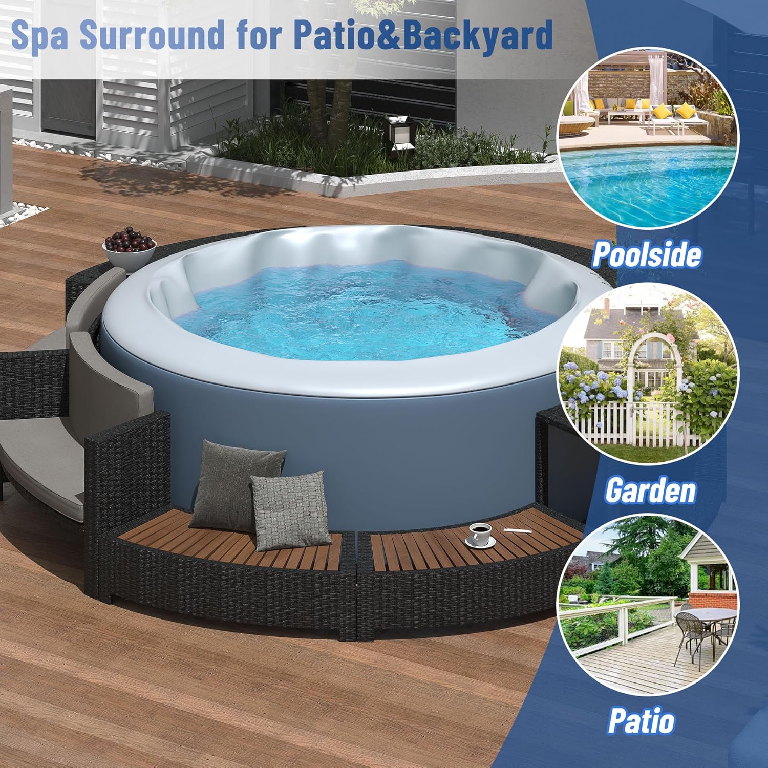 Ensemble de canapés de patio e - Outdoor Furniture With Storage For Cushions avis et prix