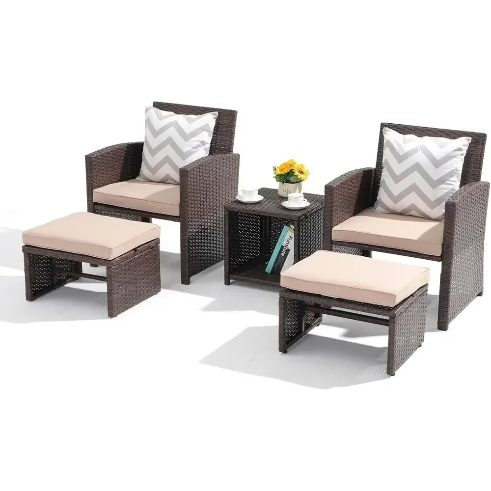 Ensemble de meubles de patio e - Outdoor Furniture With Storage For Cushions avis et prix