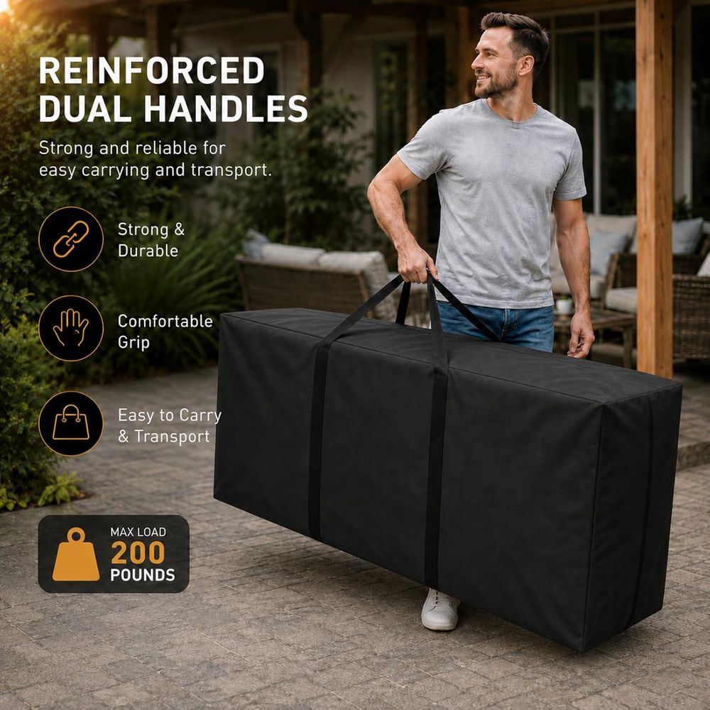 Sac de rangement pour coussins - Outdoor Furniture With Storage For Cushions avis et prix