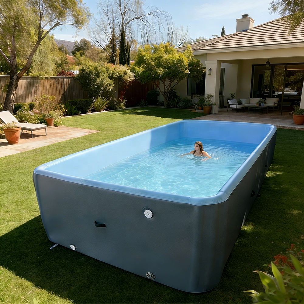 Piscine gonflable en PVC écolo - Outdoor Furniture For Pool avis et prix