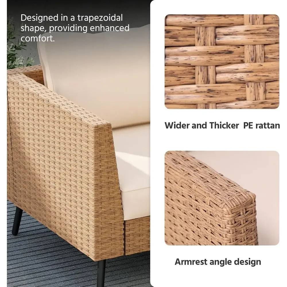 Ensemble de meubles de patio e - Outdoor Furniture With Storage For Cushions avis et prix