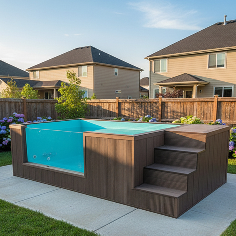 Piscine préfabriquée de luxe e - Outdoor Furniture For Pool avis et prix