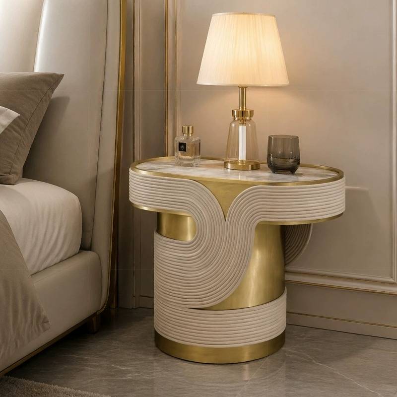 Tables Basses Ovales Dorées de - Outdoor Furniture In Dubai avis et prix