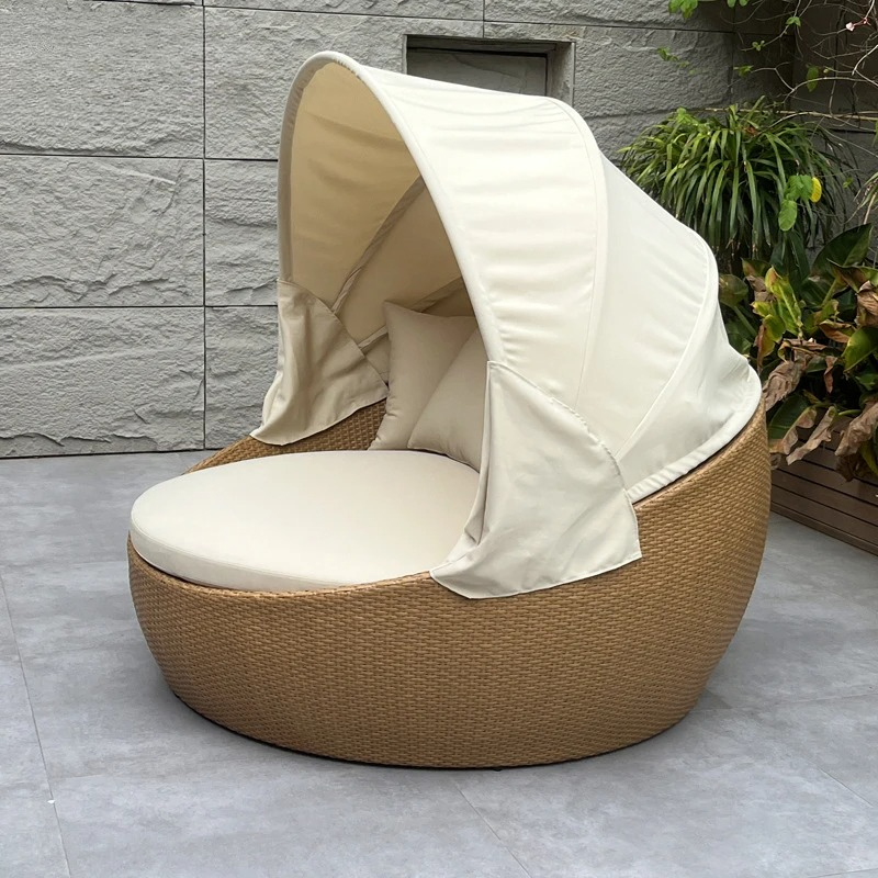 Lit de repos rond anti-UV et a - Outdoor Daybed Furniture avis et prix