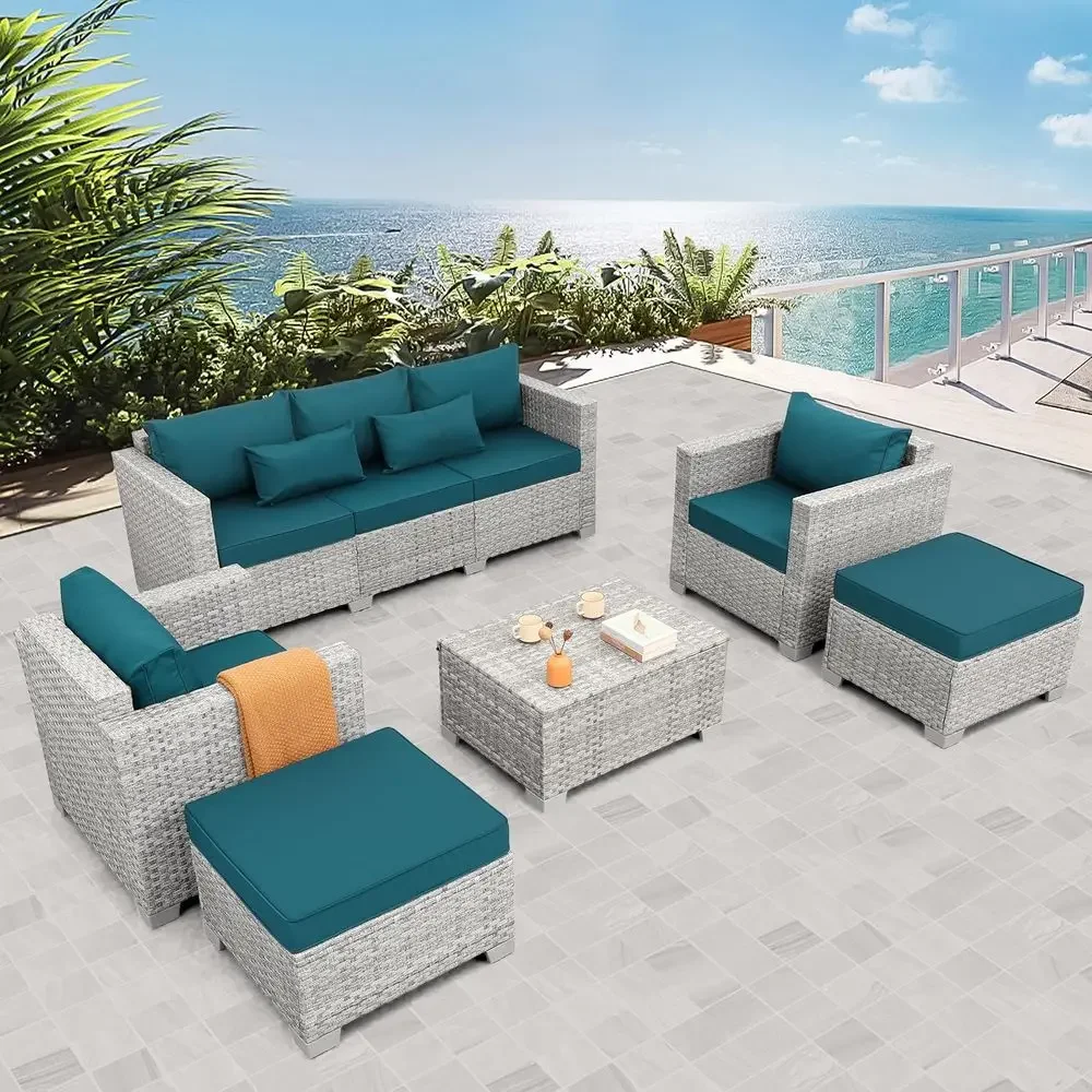 Ensemble de meubles de patio d - Outdoor Furniture With Storage For Cushions avis et prix