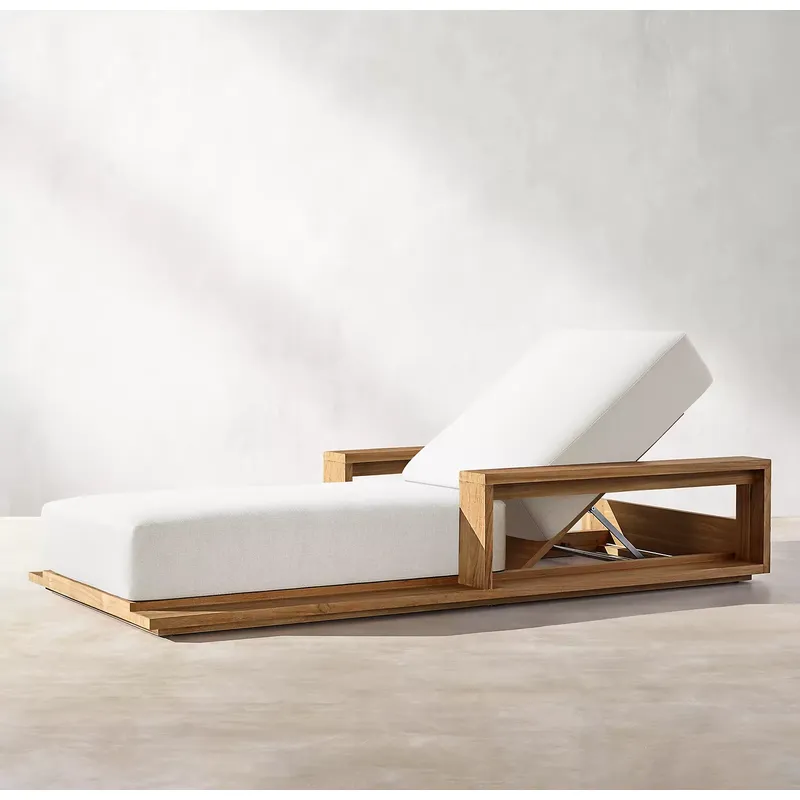 Chaise longue de piscine en te - Outdoor Furniture For Sale avis et prix