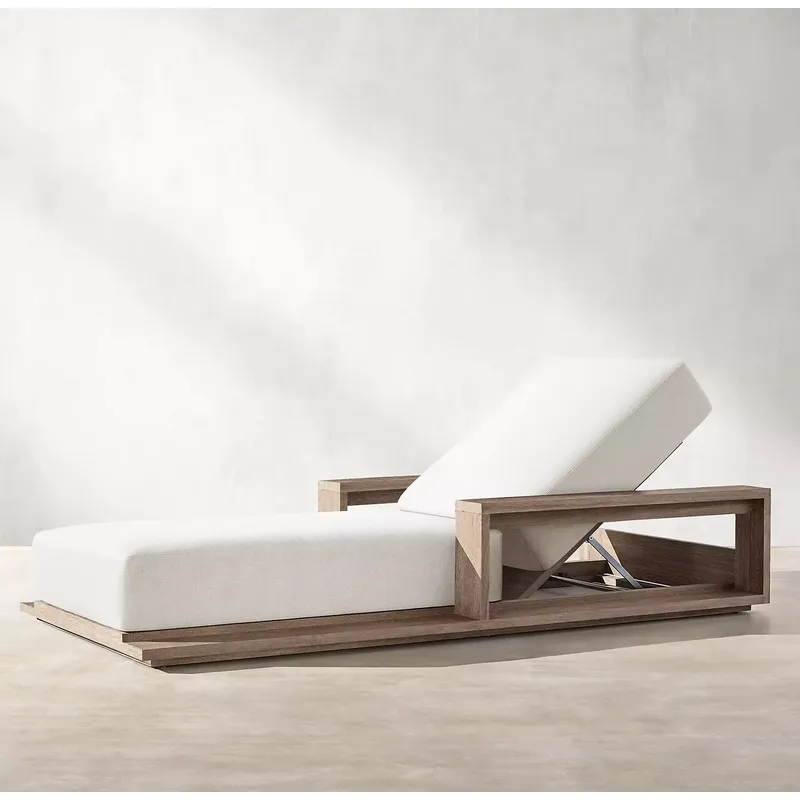 Chaise longue de piscine en te - Outdoor Furniture For Sale avis et prix