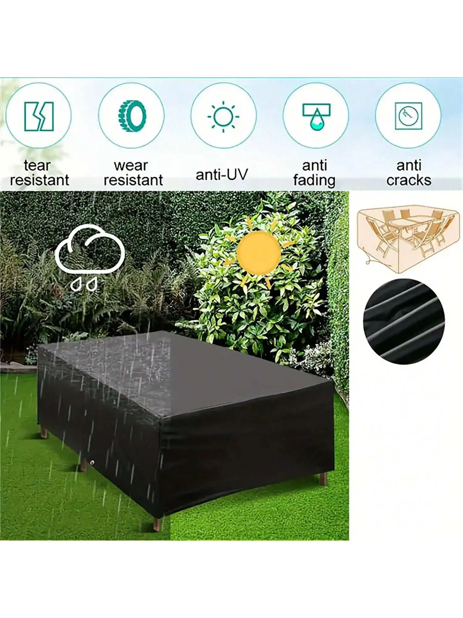 Juste anti-poussière imperméab - Outdoor Furniture Lowes avis et prix