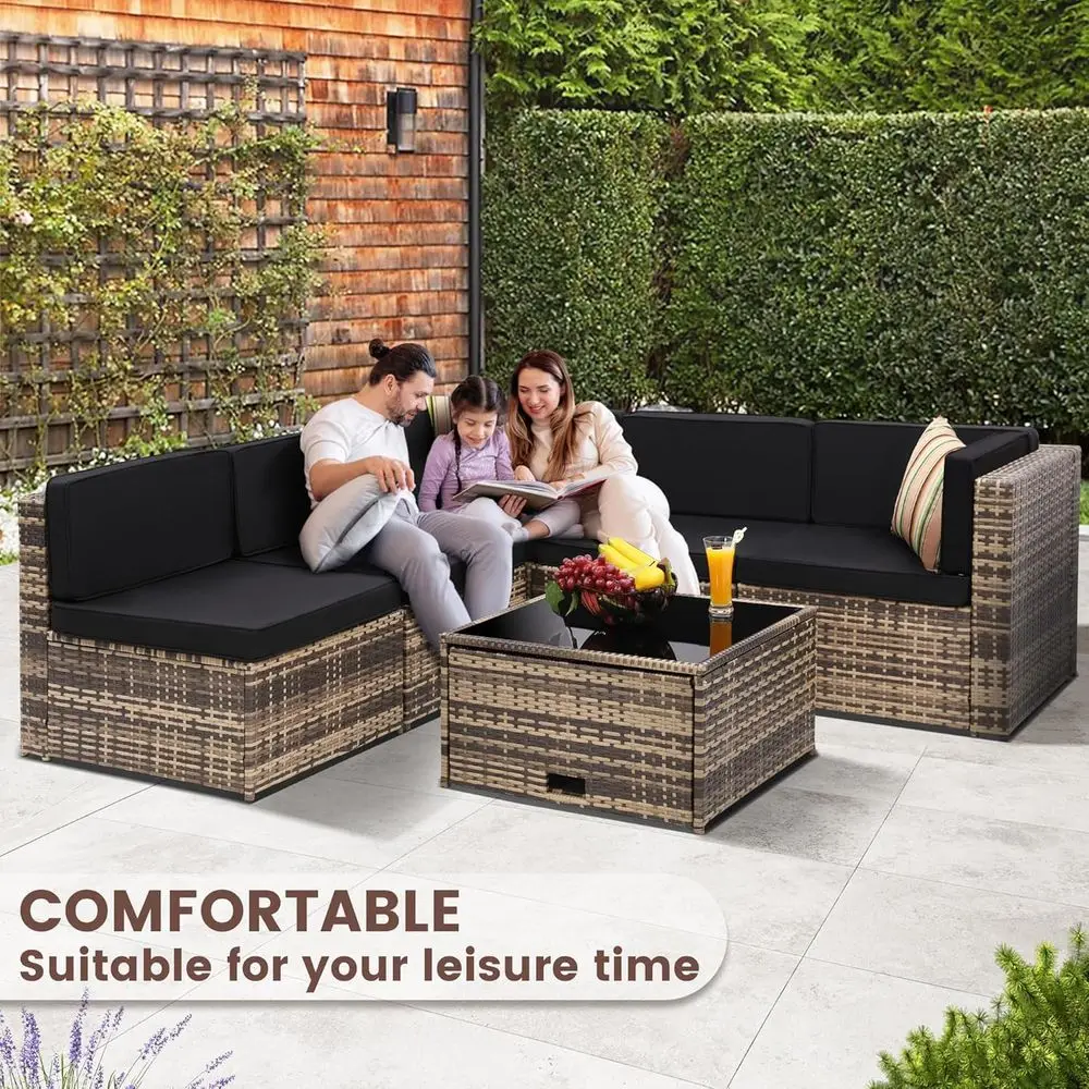 Ensemble de meubles de patio e - Outdoor Furniture With Storage For Cushions avis et prix