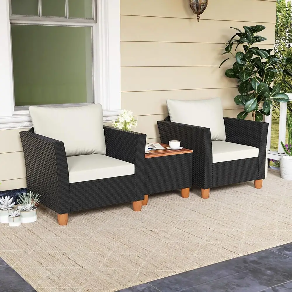 Ensemble de meubles de patio e - Outdoor Furniture With Storage For Cushions avis et prix
