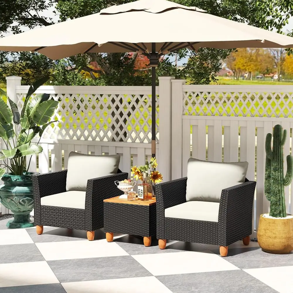 Ensemble de meubles de patio e - Outdoor Furniture With Storage For Cushions avis et prix