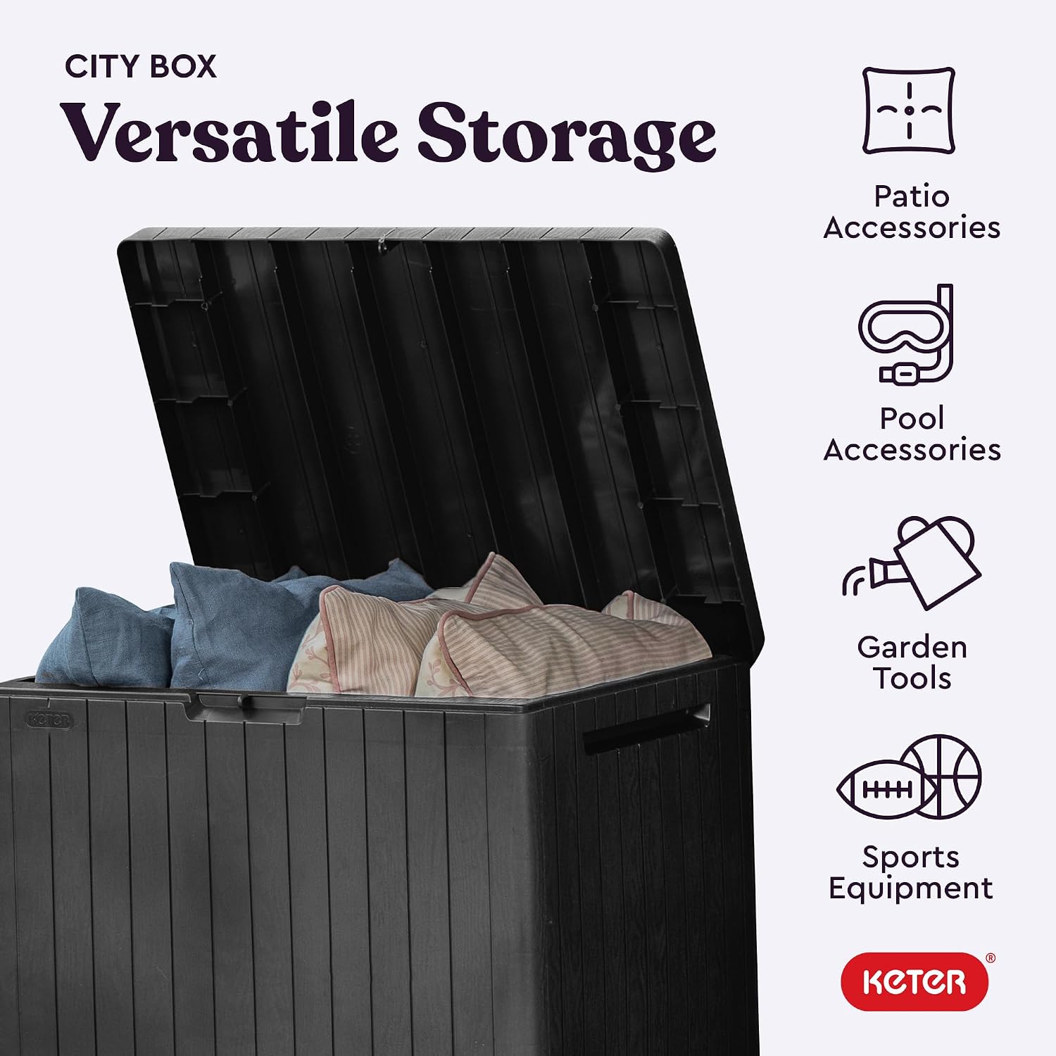 Keter City Boîte de rangement  - Outdoor Furniture Resin avis et prix