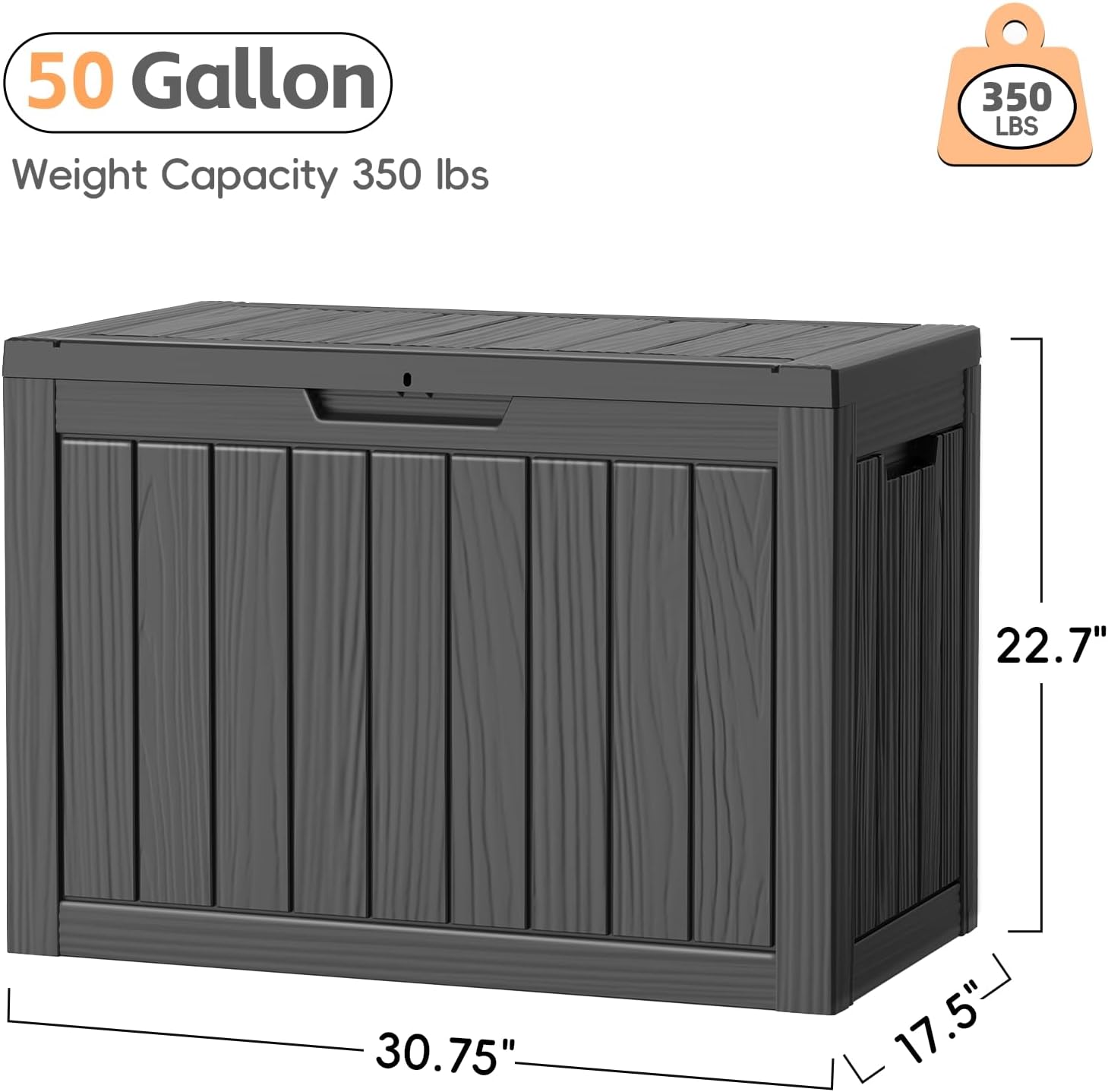 Boîte de rangement extérieure, - Outdoor Furniture With Storage For Cushions avis et prix